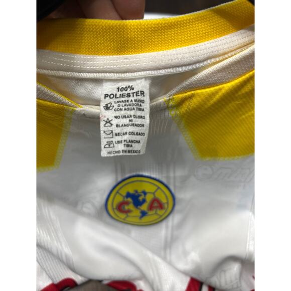 Vtg 2001 2002 Mens 2XL Coca Cola Corona Club America Football Soccer Jersey - Picture 8 of 11